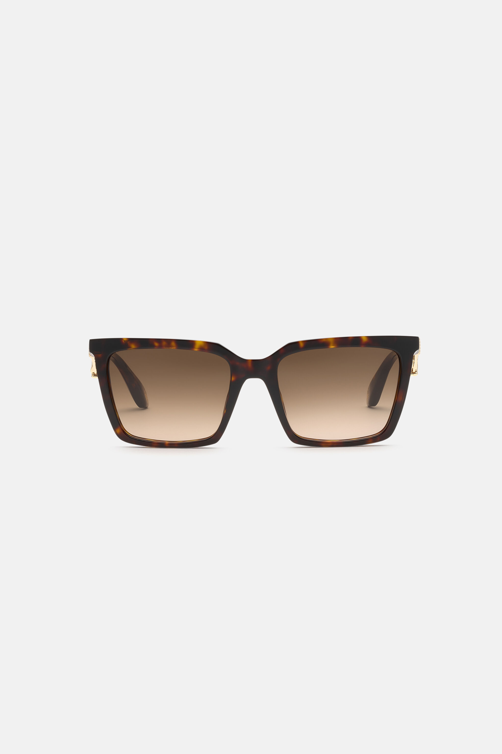 RC Sunglasses with acetate front combined with metal temples SHINY BROWN/YELLOW H VALD12-ID250