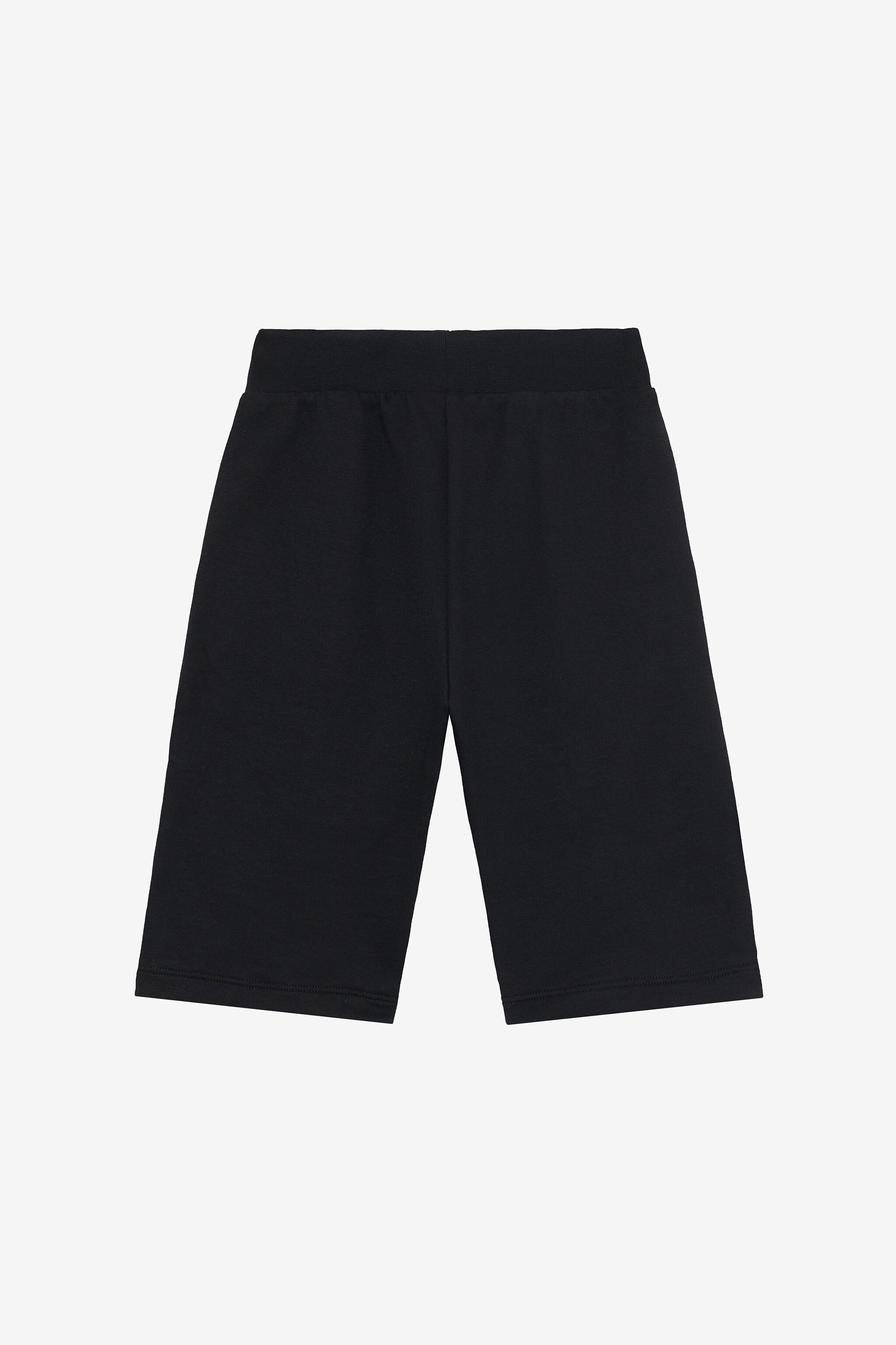 JU Black Bermuda Shorts with Logo and RC Monogram BLACK VJT25B-CF050