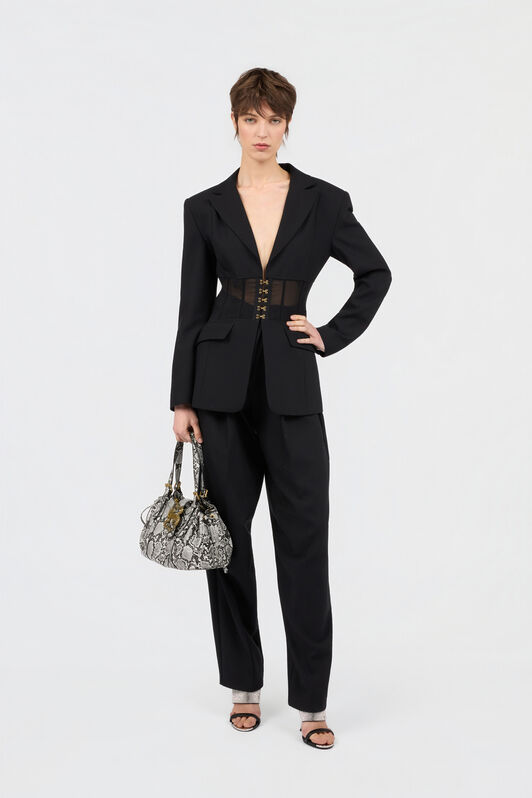 JC Chaqueta Negra BLACK WFT336-WF734