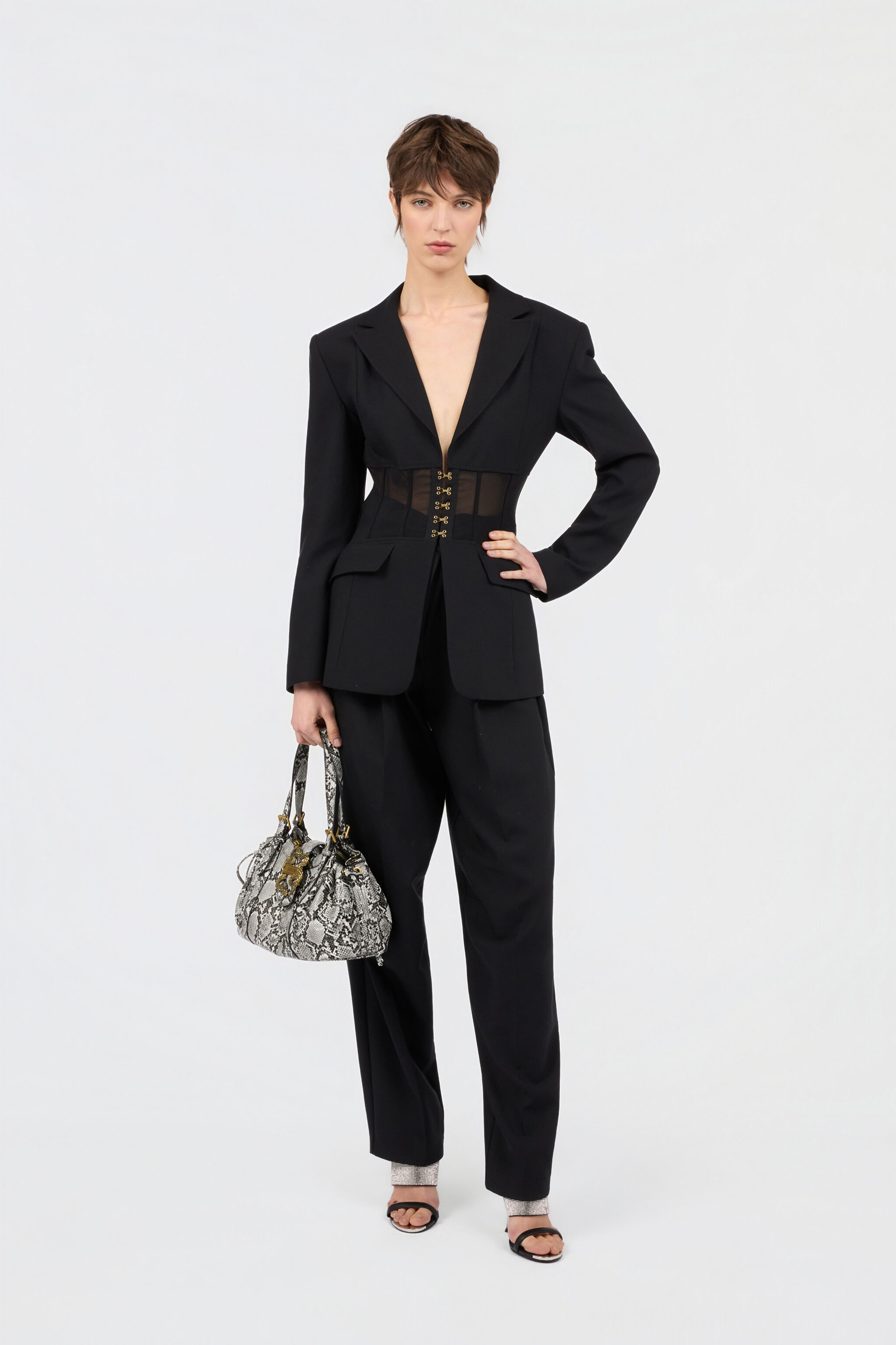 JC Chaqueta Negra BLACK WFT336-WF734