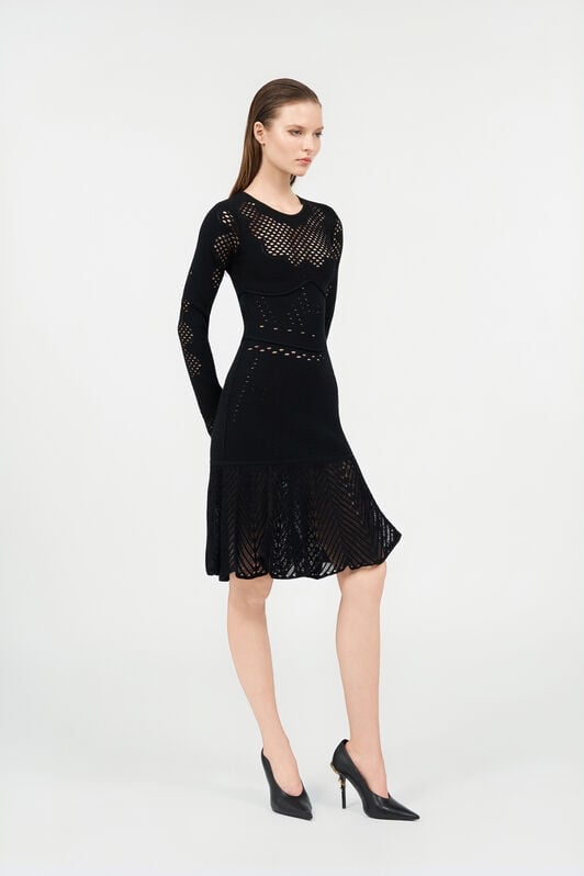 RC Black Mini Dress NERO 191101 TKM102-MI009
