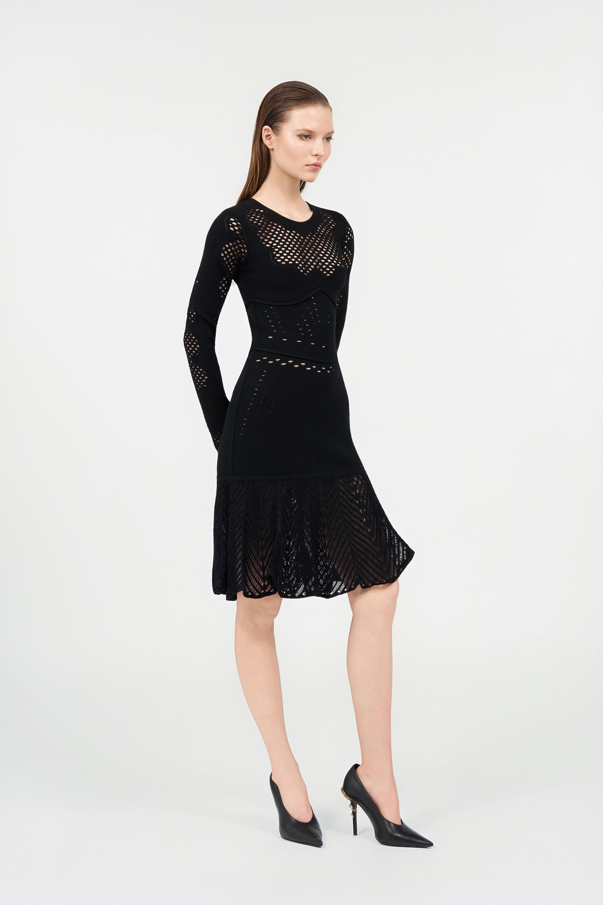 RC Black Mini Dress NERO 191101 TKM102-MI009