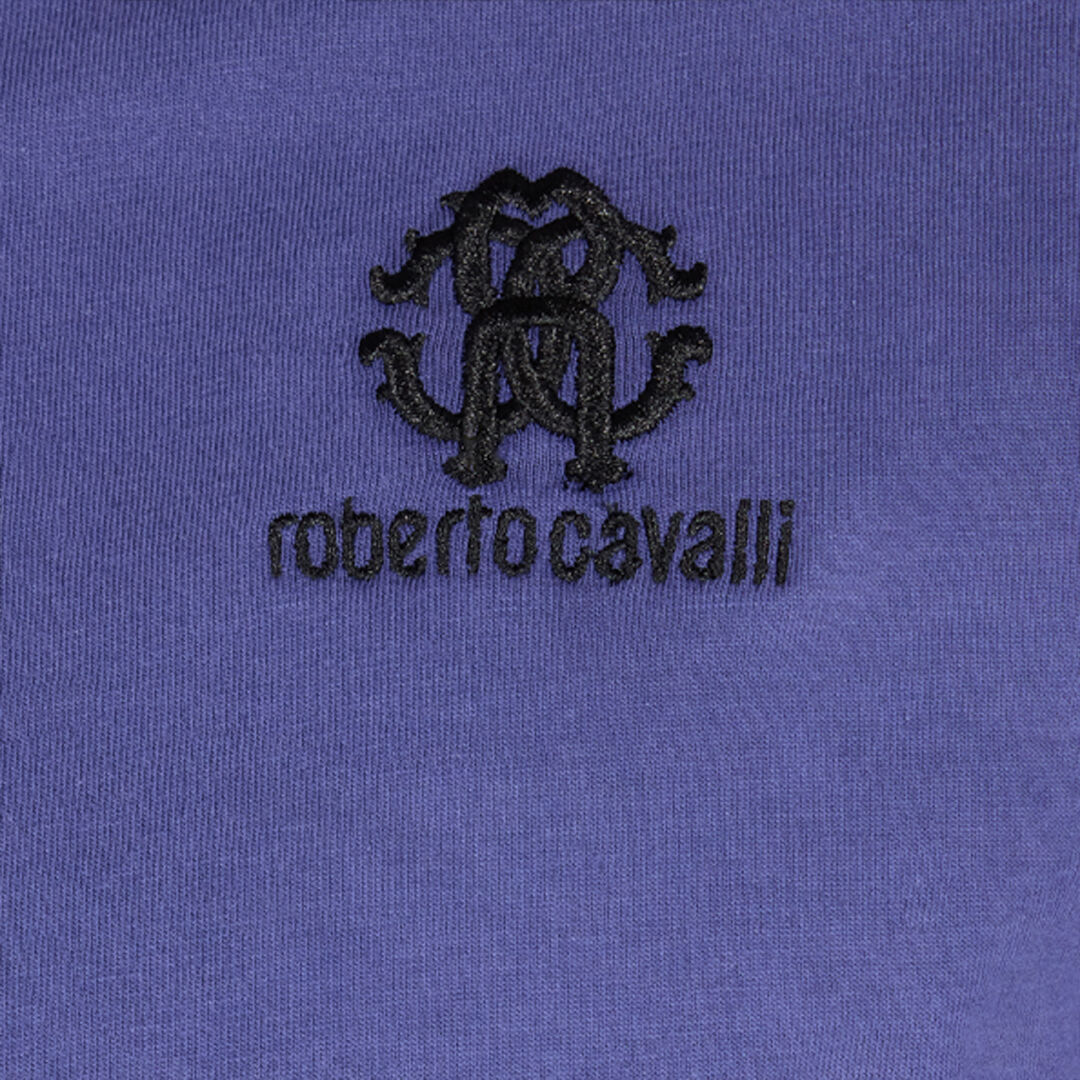 RC T-Shirt With RC Monogram And Logo Embroidery Navy POT60A-JD060
