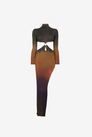 ${brand} Dégradé Cut-Out Maxi Dress ${colorDescription} ${masterID}