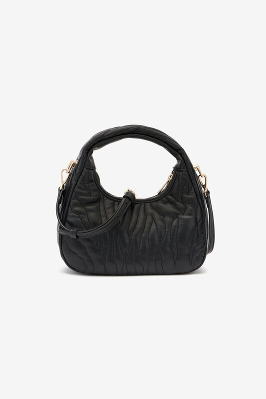 JC Sac Hobo Surpiqué Avec Logo Noir UFB069-UF438