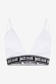 JC Bra A Triangolo Bianco Fascia Logo WHITE UFU008-UF205
