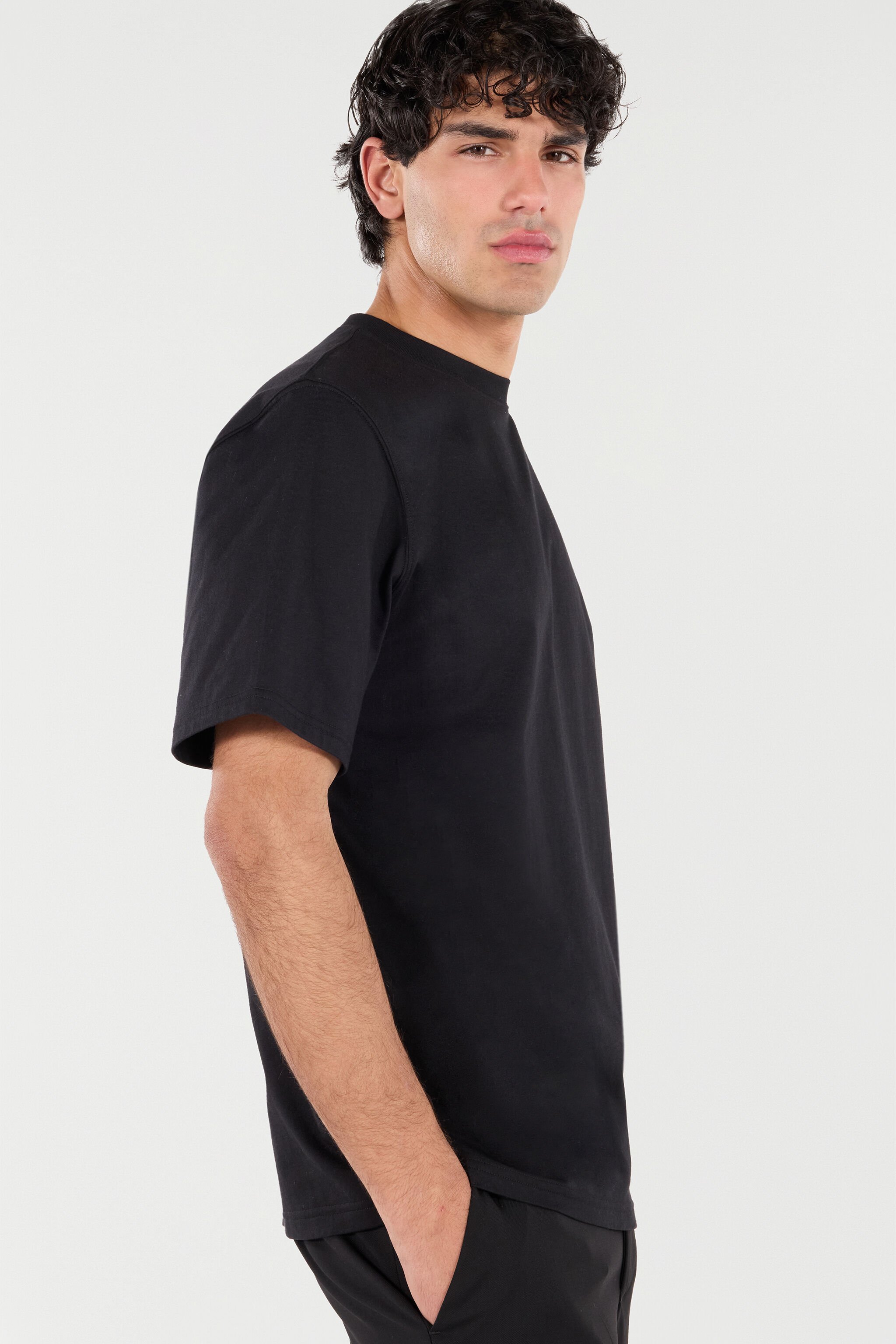 RC T-Shirt with Mirror Snake Monogram Black VRT61A-JD060