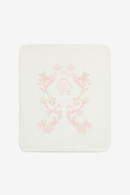${brand} Blanket With Floral Print And RC Monogram ${colorDescription} ${masterID}