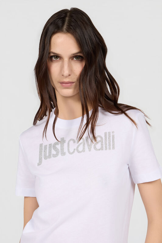 JC Weißes T-Shirt Mit Logo JC Weißes T-Shirt Mit Logo 737 KELP + 348 GRAPE VFT192-VF315