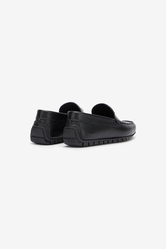 RC Hammered Effect Loafers with RC Monogram RC Hammered Effect Loafers with RC Monogram Negro POS00G-PI001
