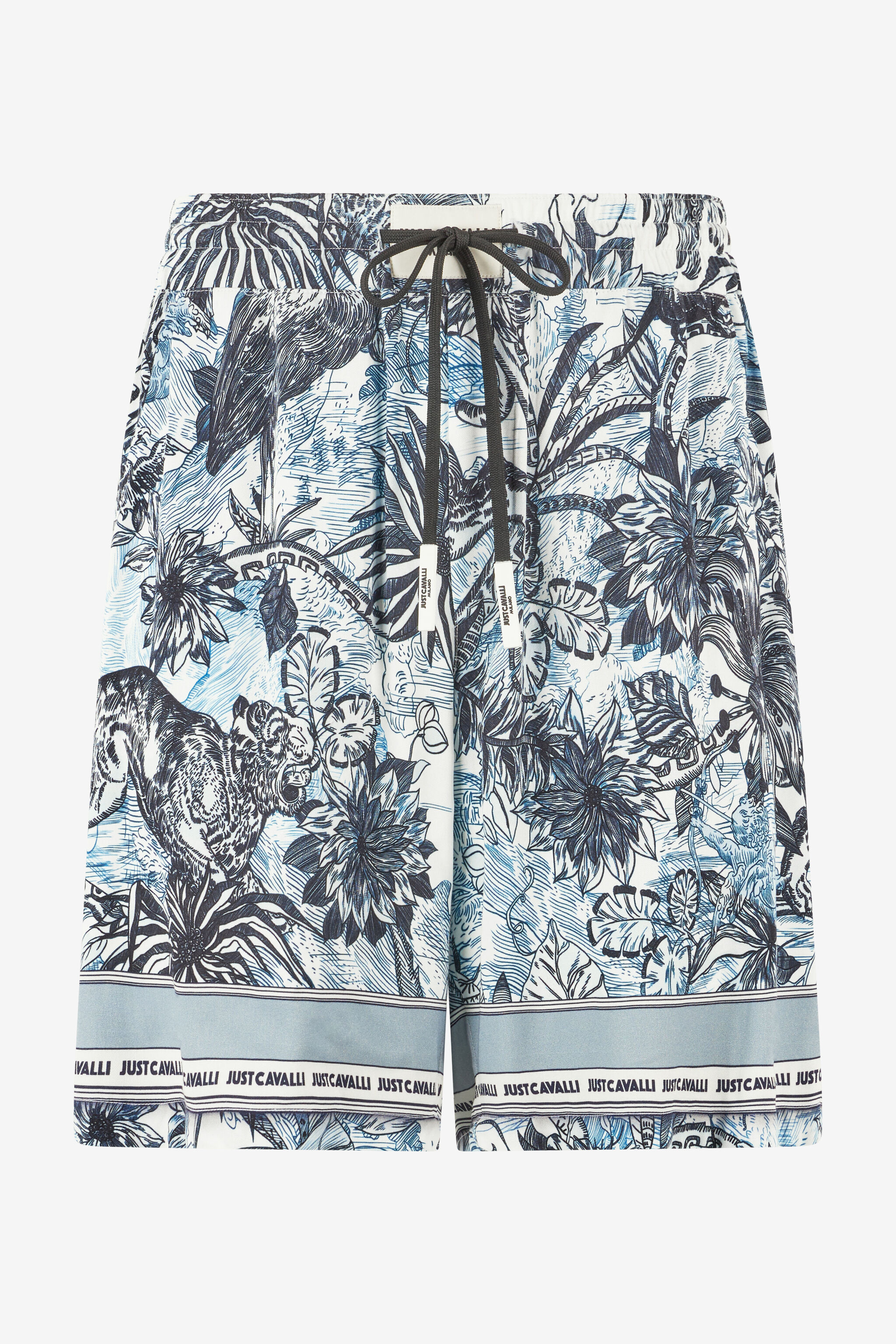 JC Sportliche Shorts Mit Print Allover Hellblau UFT010-UF030