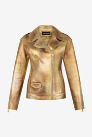 ${brand} Bikerjacke mit Metallic-Effekt ${colorDescription} ${masterID}