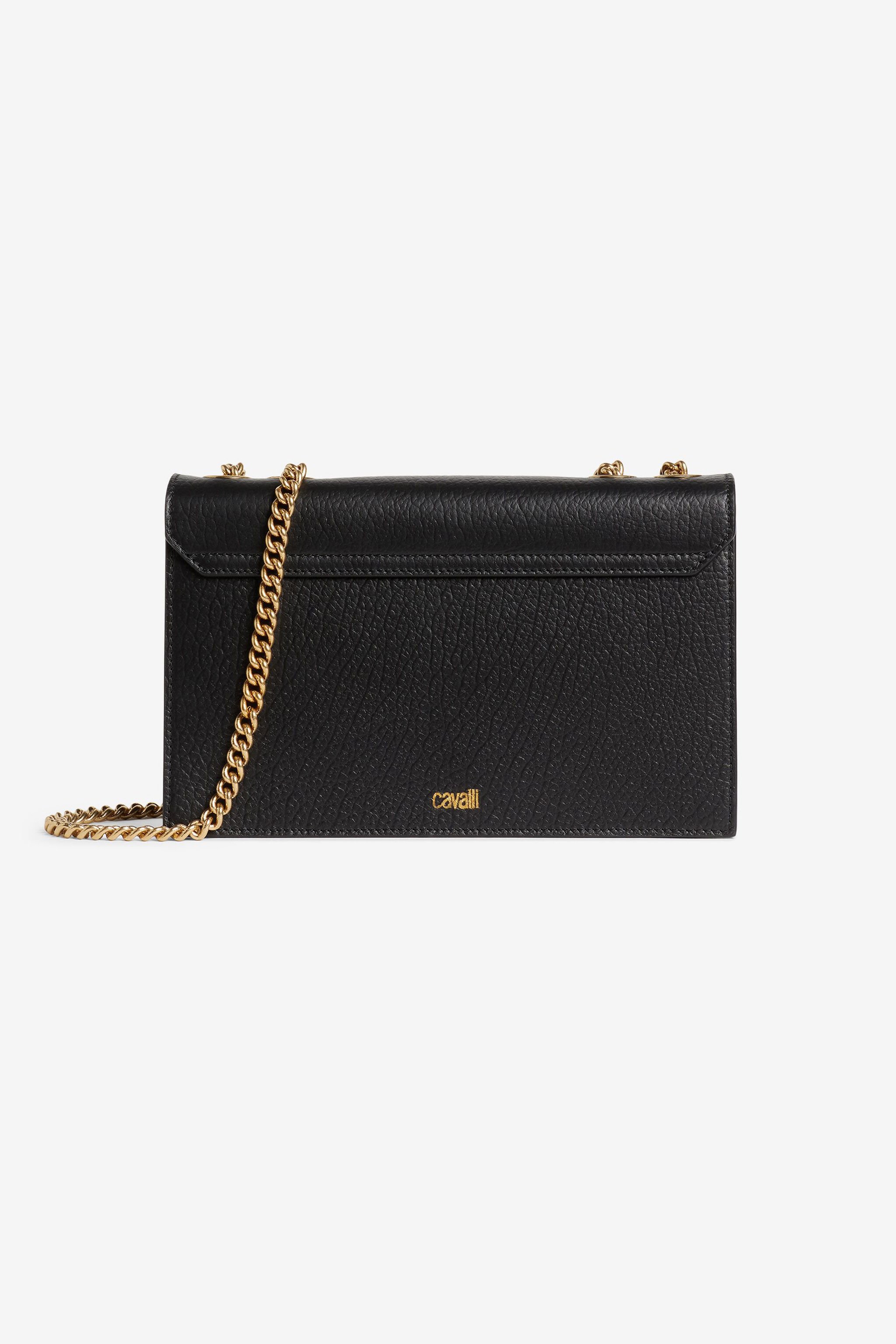 RC Medium Crystal-Embellished C Logo Shoulder Bag BLACK/CRYSTAL NQB00D-PZ995