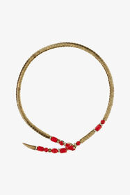 ${brand} Rigid necklace with snake and decoration ${colorDescription} ${masterID}