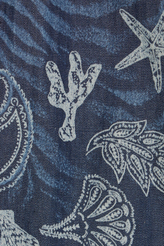 JU Bermuda Stampa Marina Blu scuro UJJ200-DYO39