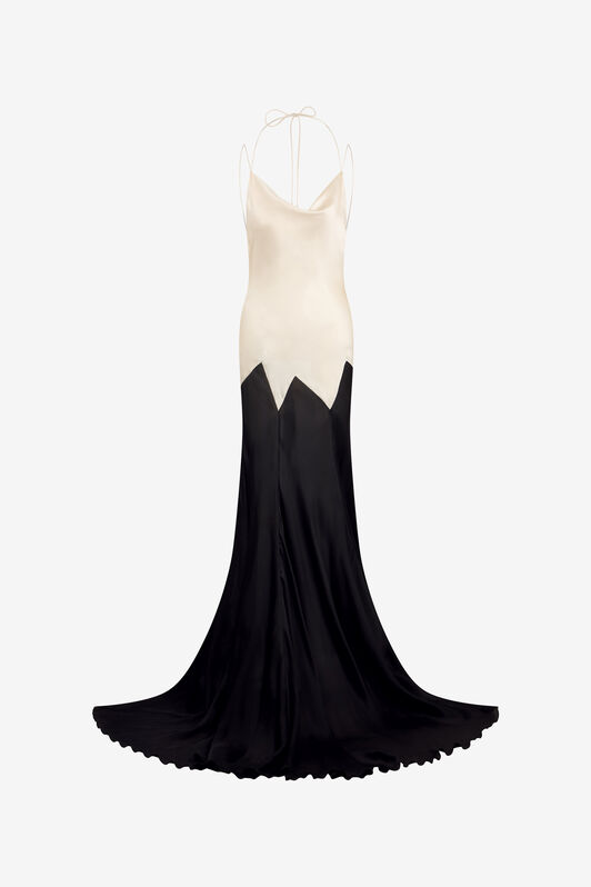 RC Robe Slip En Soie AVORIO/NERO XQT135-SE001