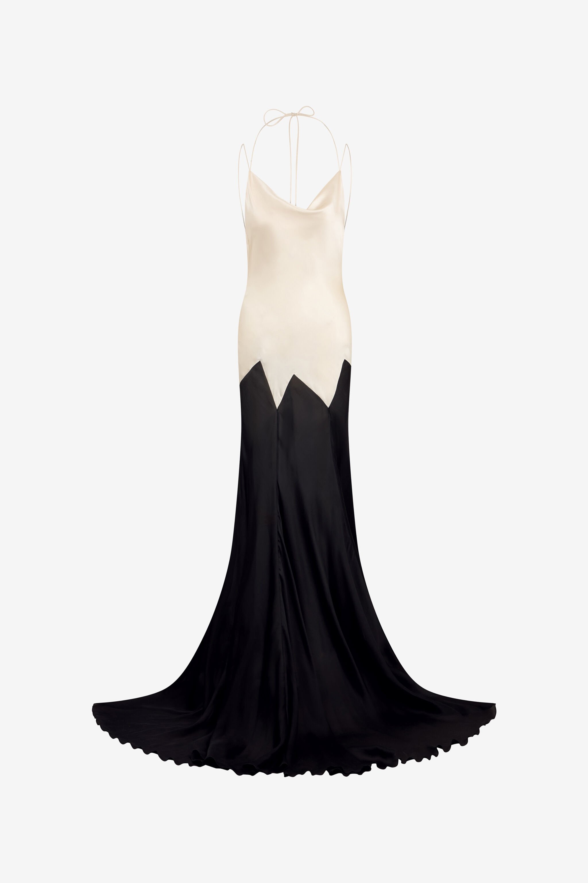 RC Robe Slip En Soie AVORIO/NERO XQT135-SE001