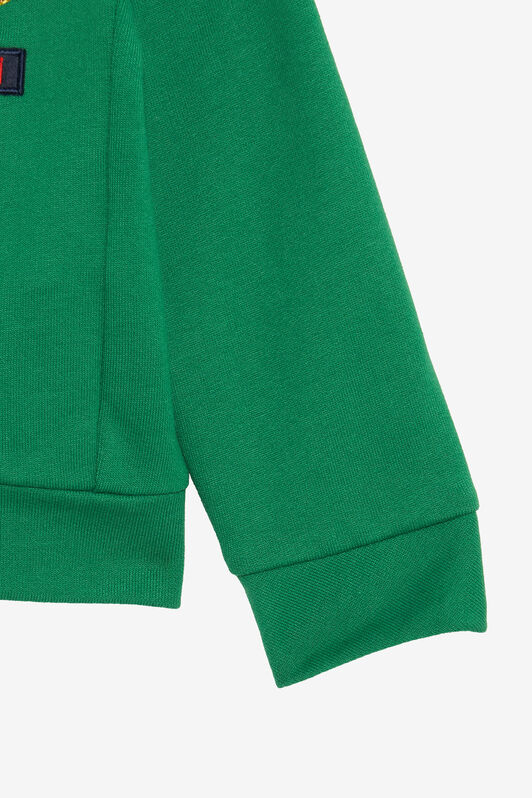 JU Green Hoodie with RC Monogram GREEN VJT695-CF050