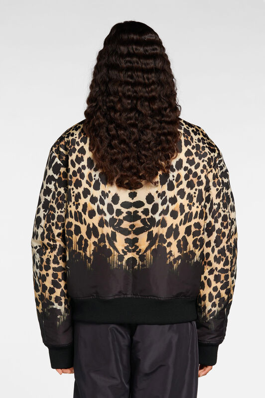 RC Bomberjacke mit Queen Of Sicily Print BLACK/RUM/NUDE NNT810-9NB78