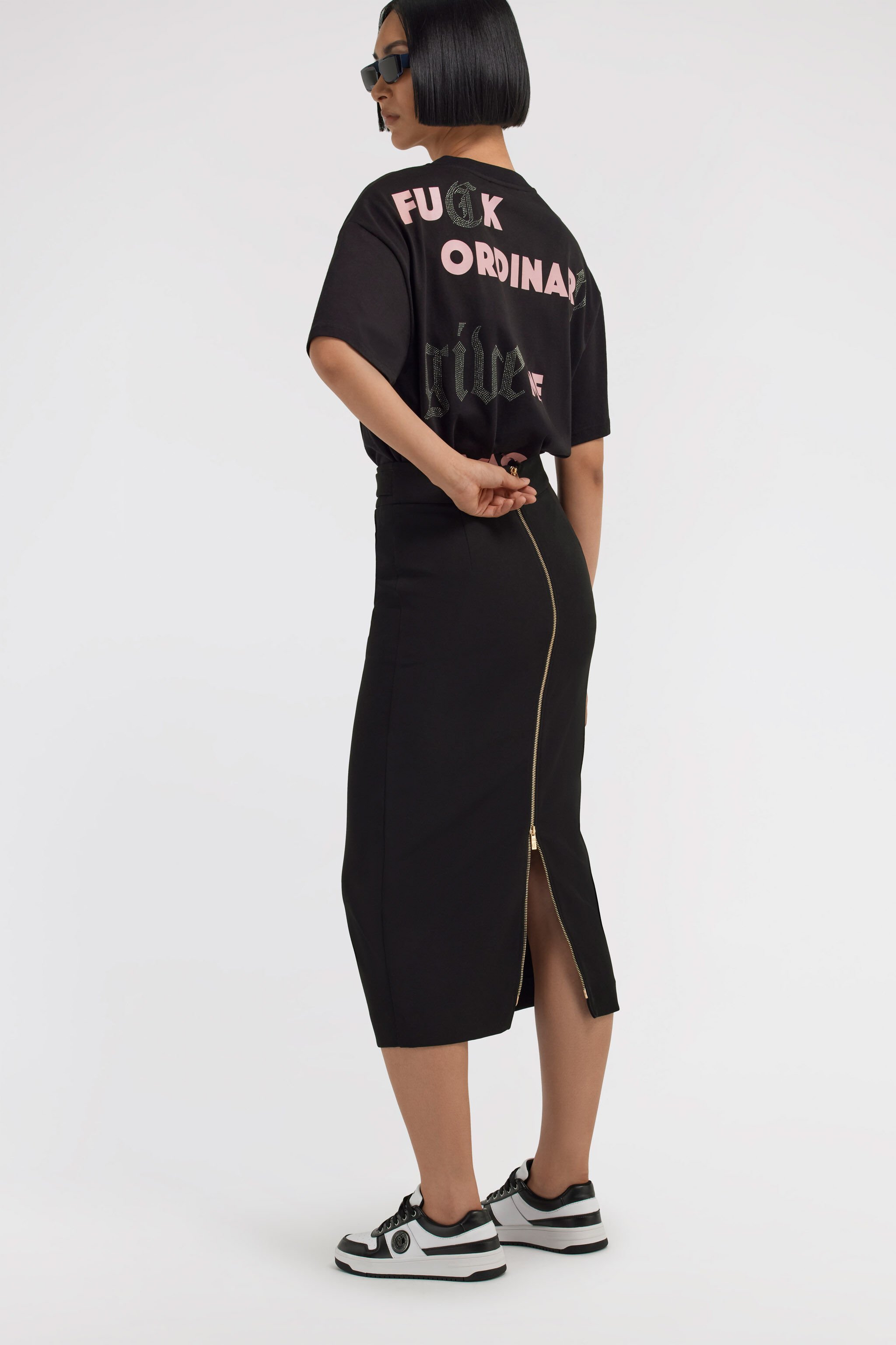 JC Just Cavalli Skirt Black TFT093-TF139