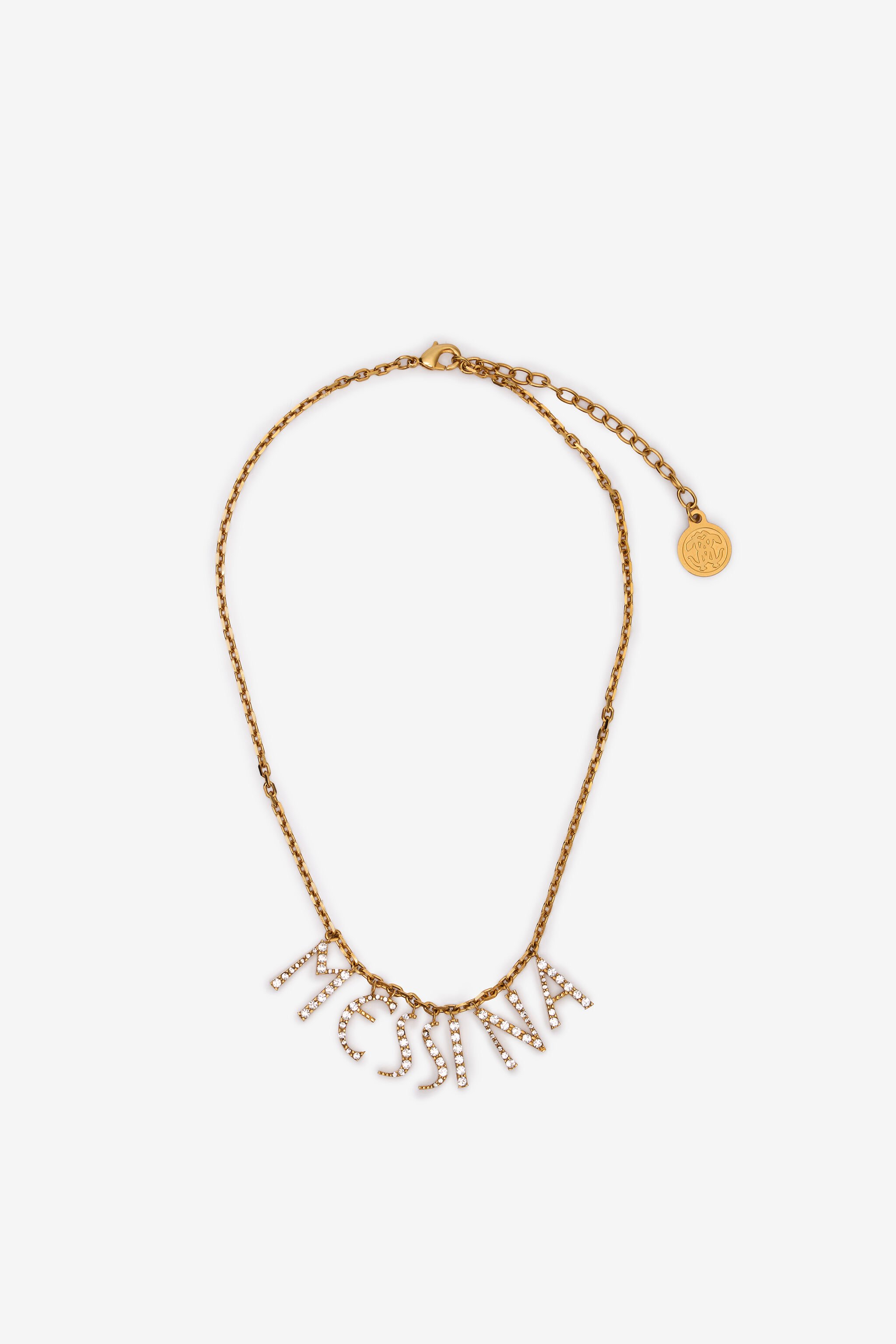 RC Messina Crystal Necklace Gold UWG021-AM001