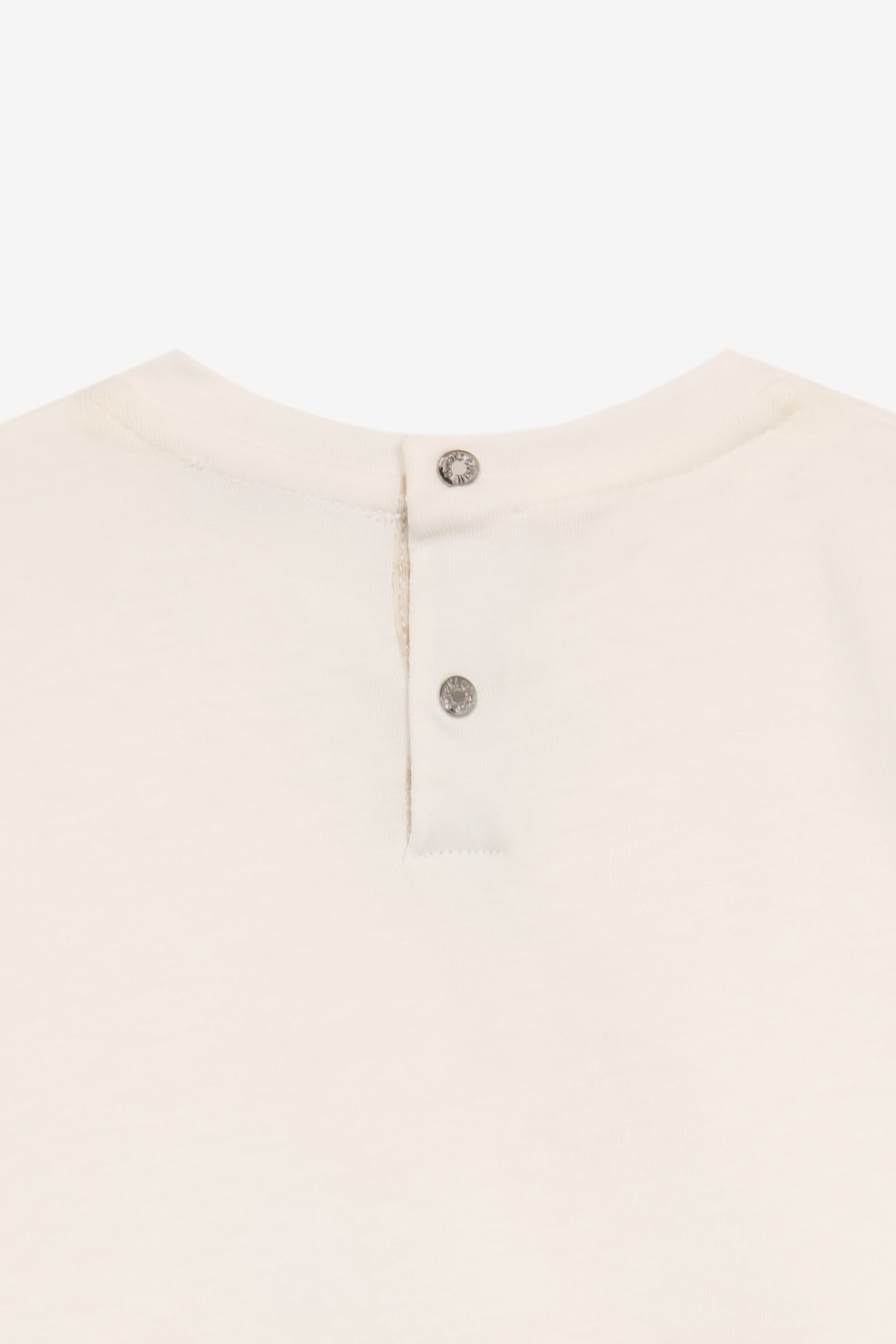 JU T-Shirt With Matching Logo Embroidery White UJT621-JD001