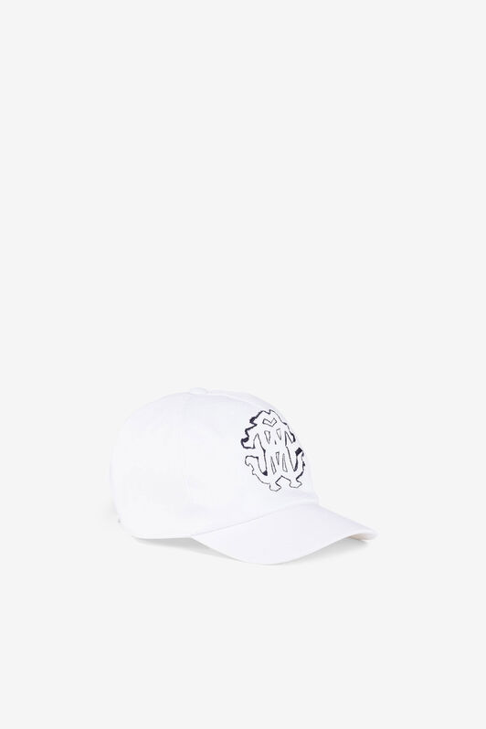 JU RC Monogram-Embroidered Baseball Cap RED QJZ007-CE035