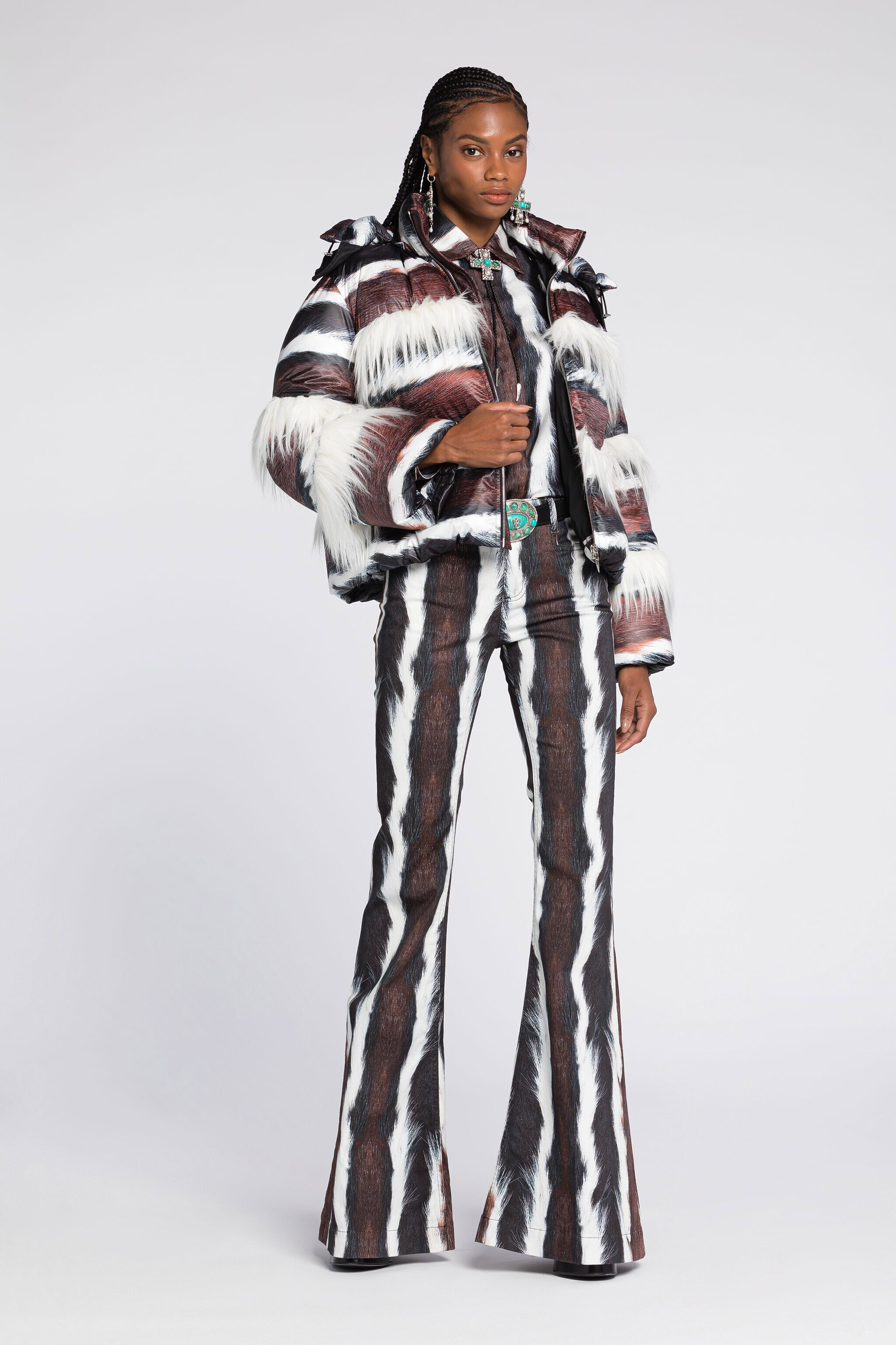 RC Animal-Print Padded Jacket MULTICOLOR RKT803-SRH33
