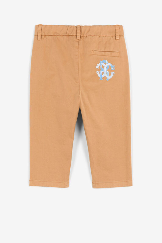 JU Monogram-print chinos SAND 17-1038 QJT249-CE035