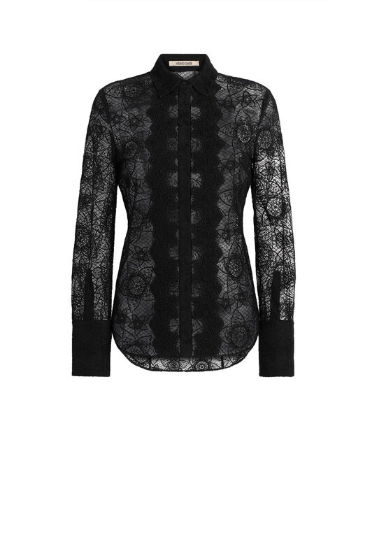 RC Stapelia lace shirt RC Stapelia lace shirt BLACK IQT720-RP063