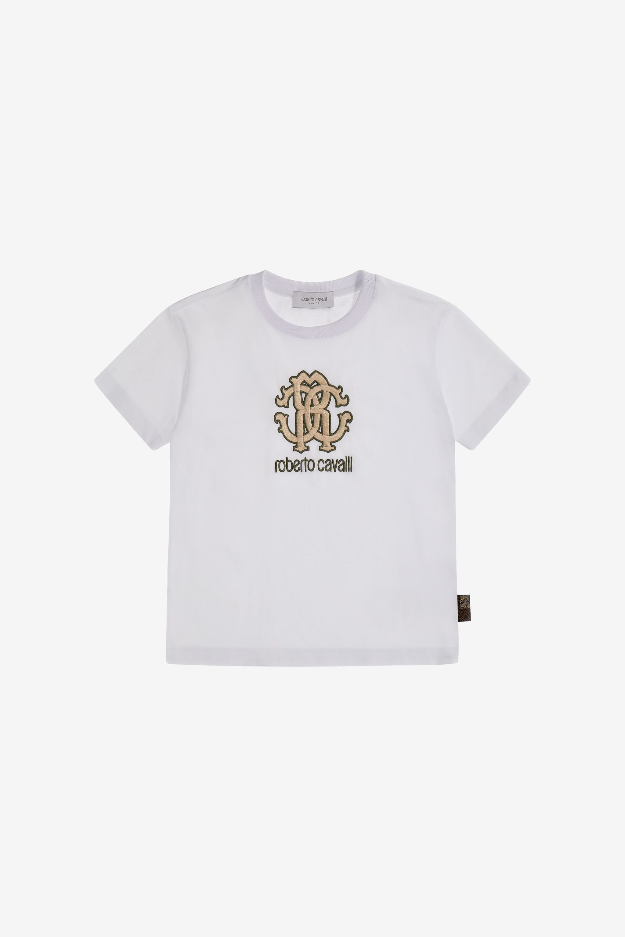 JU T-shirt with Monogram RC White SJT639-JD001