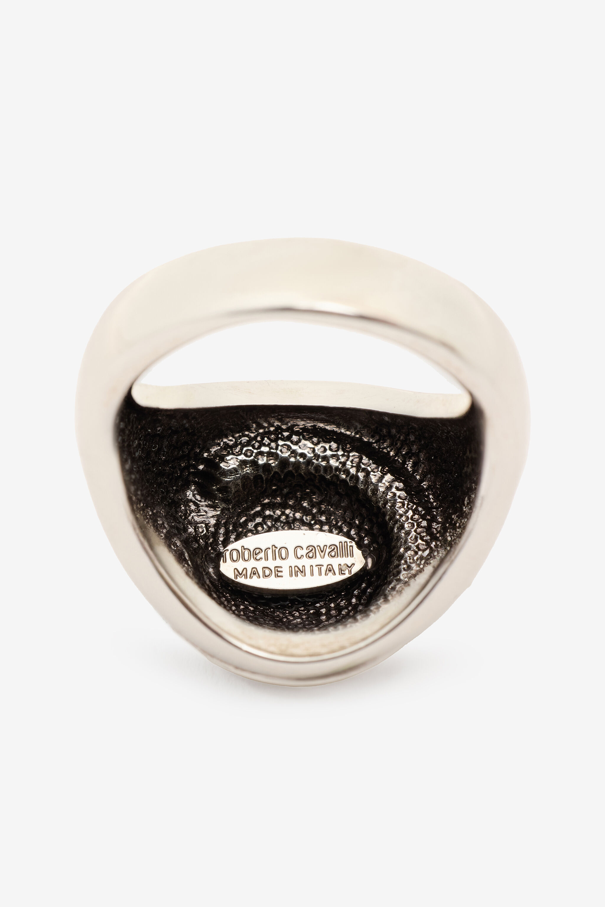 RC Cocktail Ring With Snake Silver URG009-AM021