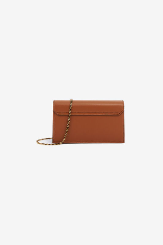 RC Shoulder bag with Monogram Mirror Snake Brown SKB112-PZ172