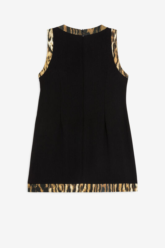 JU Robe à imprimé tigre Noir PJT106-RJ010
