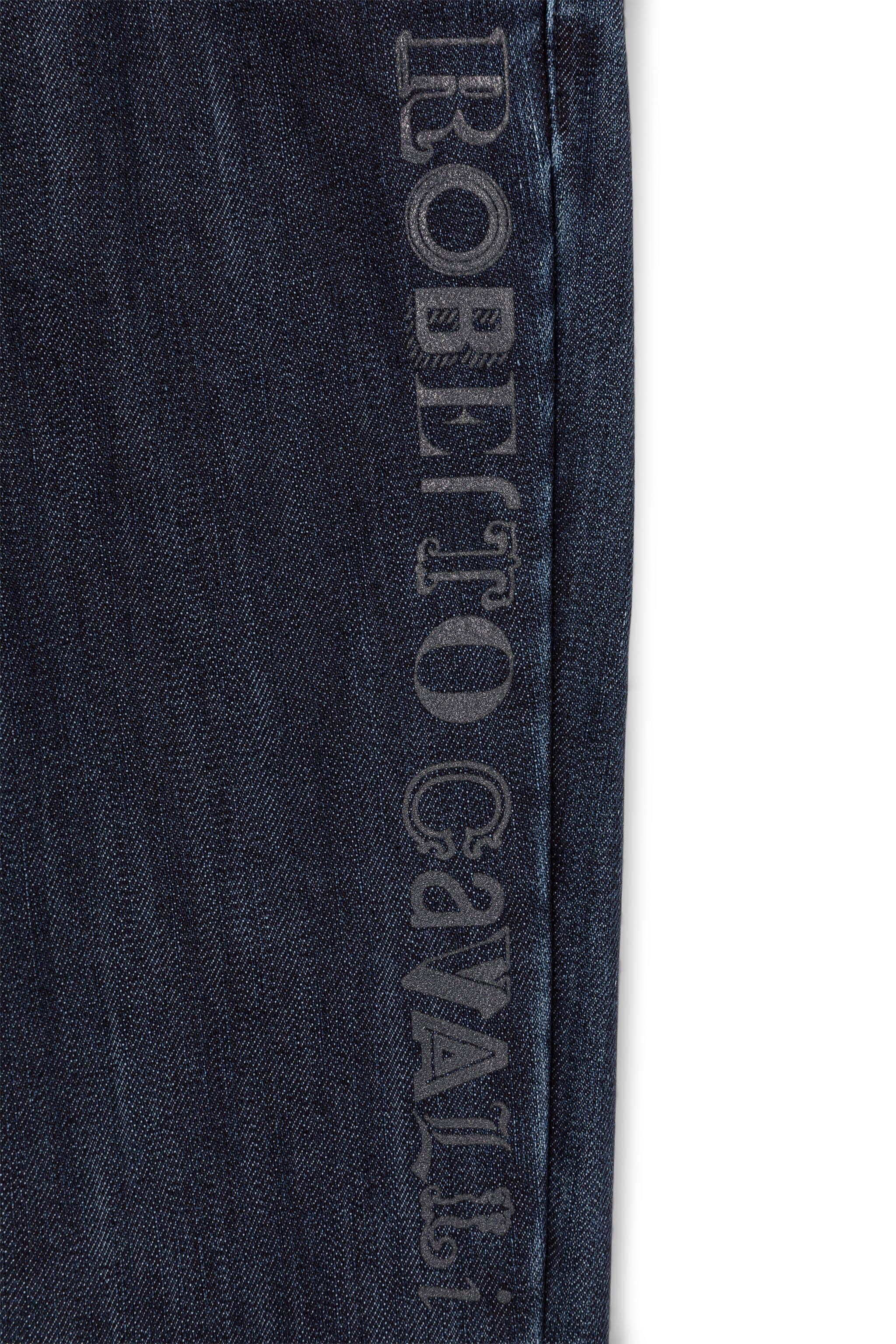 JU Logo-Print Jeans MEDIUM BLUE MJJ275-DS029