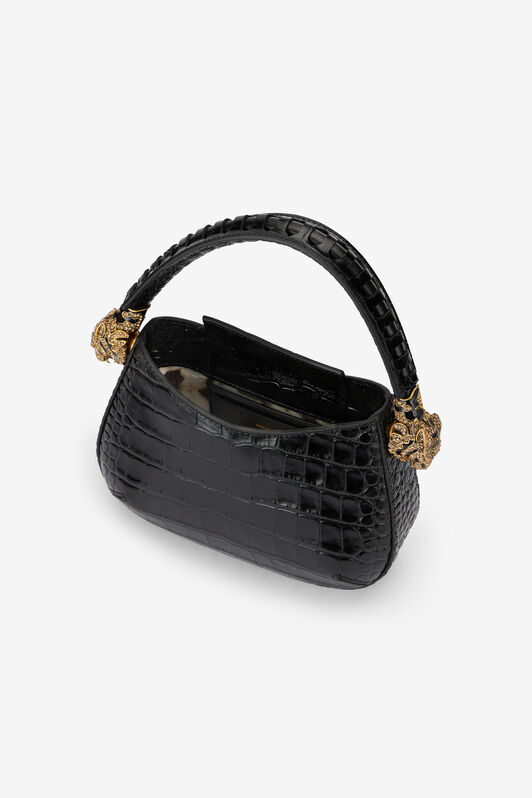 RC Roar Bag hobo con tigri gioiello Nero TWB002-PZ975