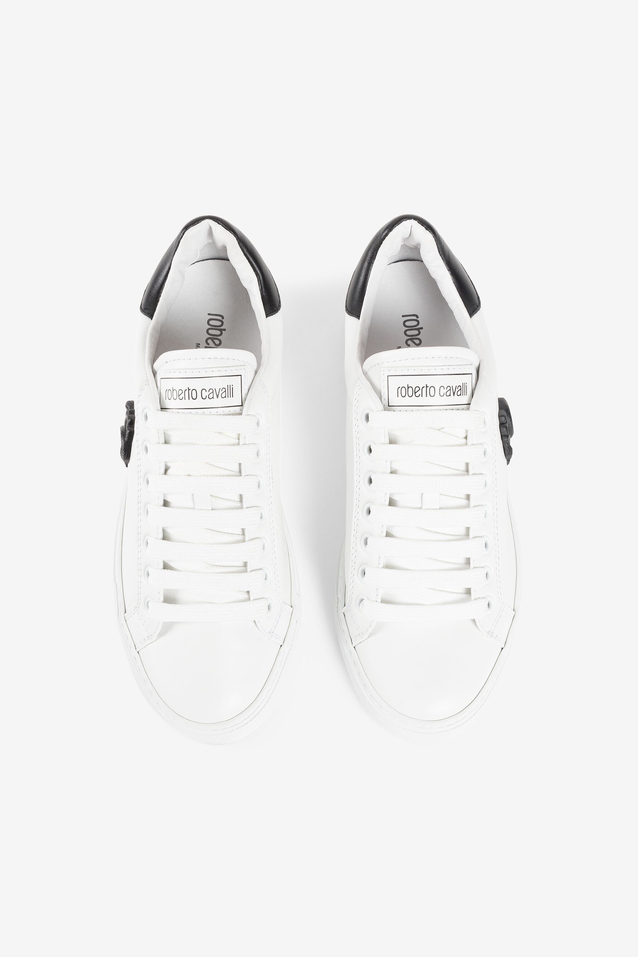 RC Sneakers with Monogram Mirror Snake White/Black RKS038-PZA90