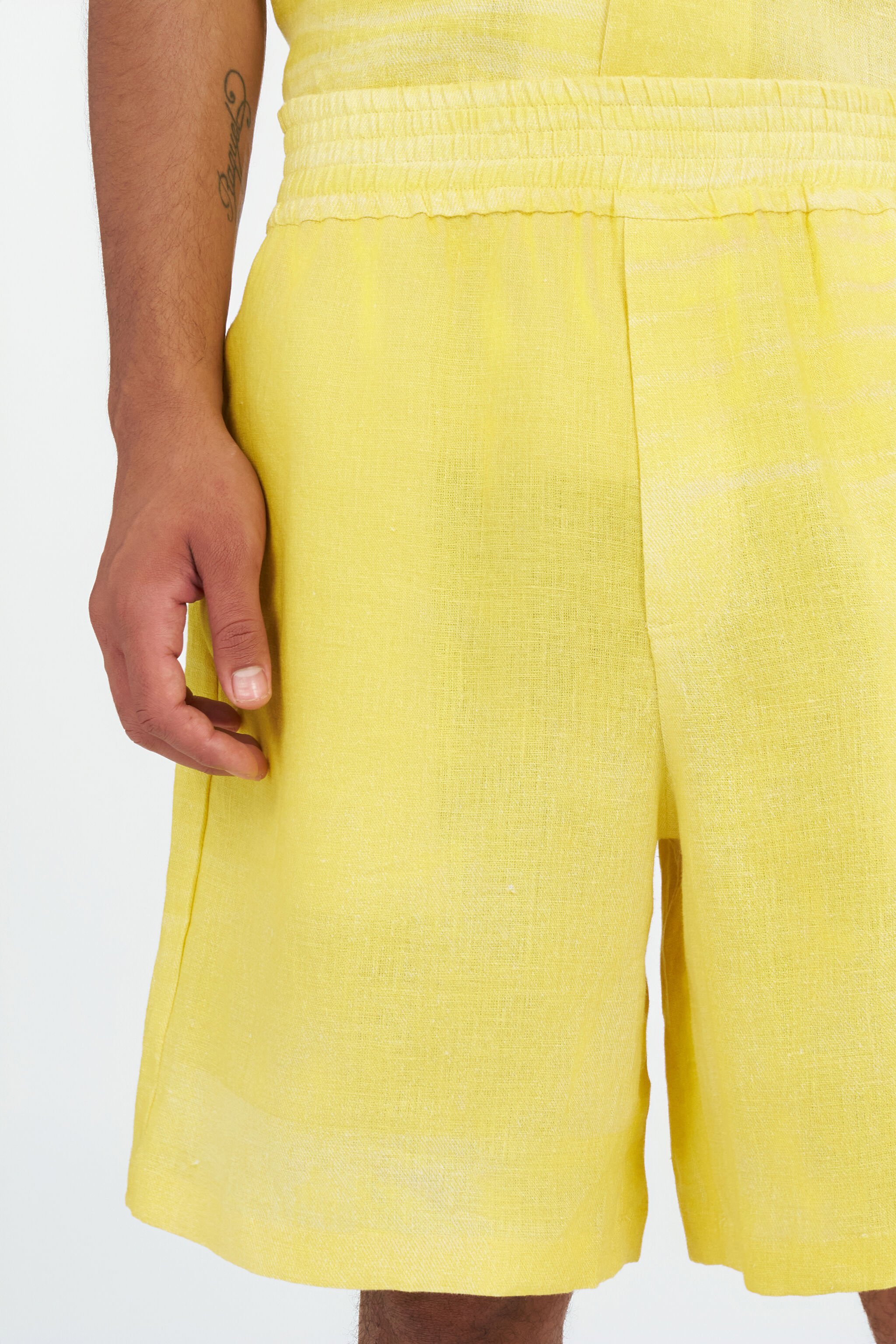 RC Bermuda in Lino YELLOW WNT271-3HR37