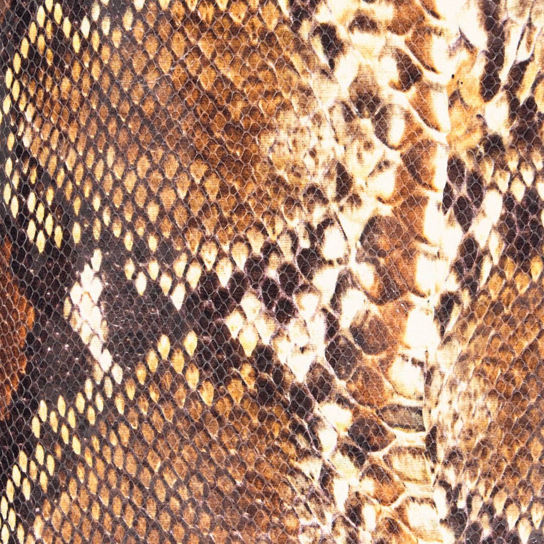 RC Python Print Skirt Brown UWP300-PN053