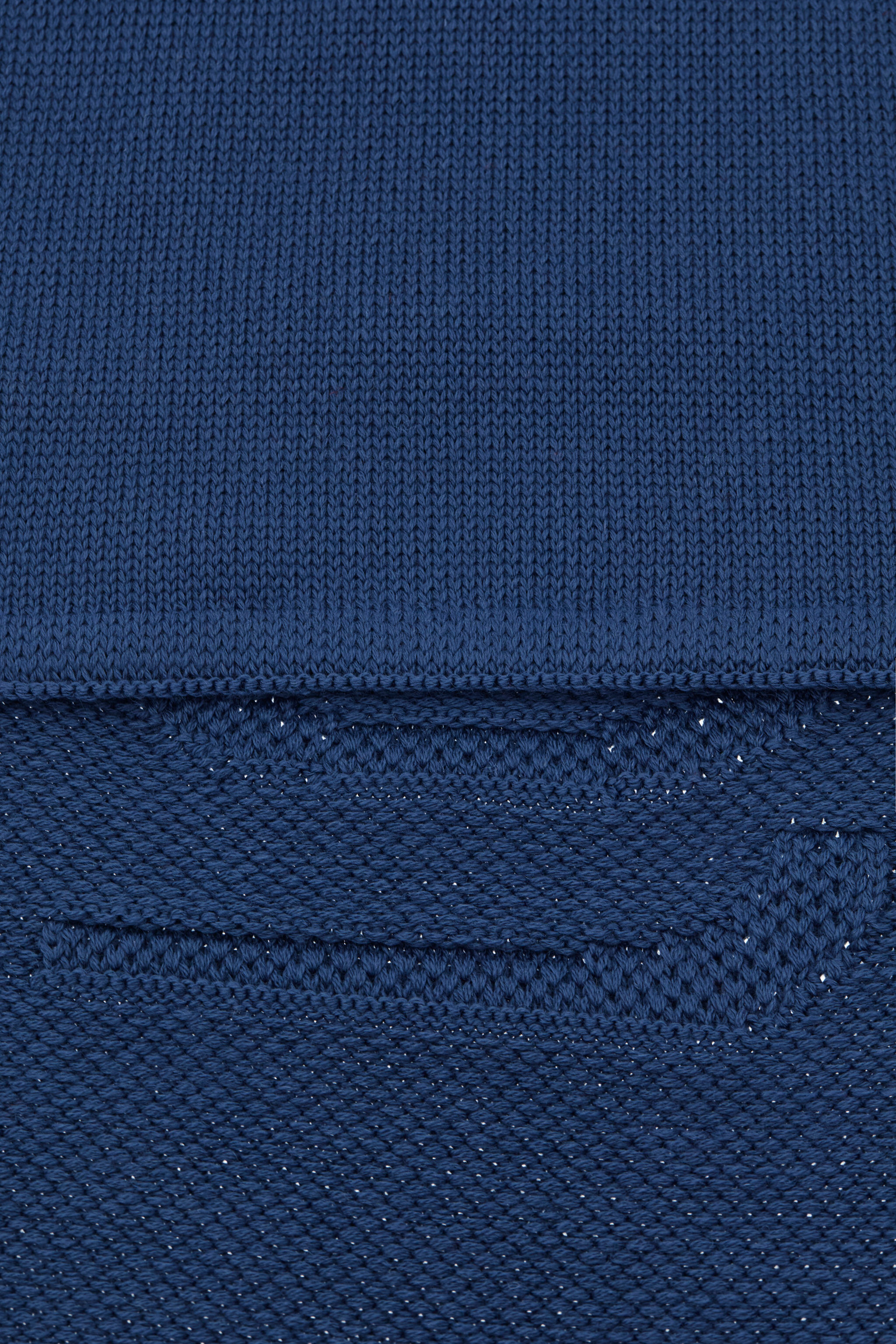 RC Wool Blend Scarf with Logo Workmanship Dark blue TALR40-IR057