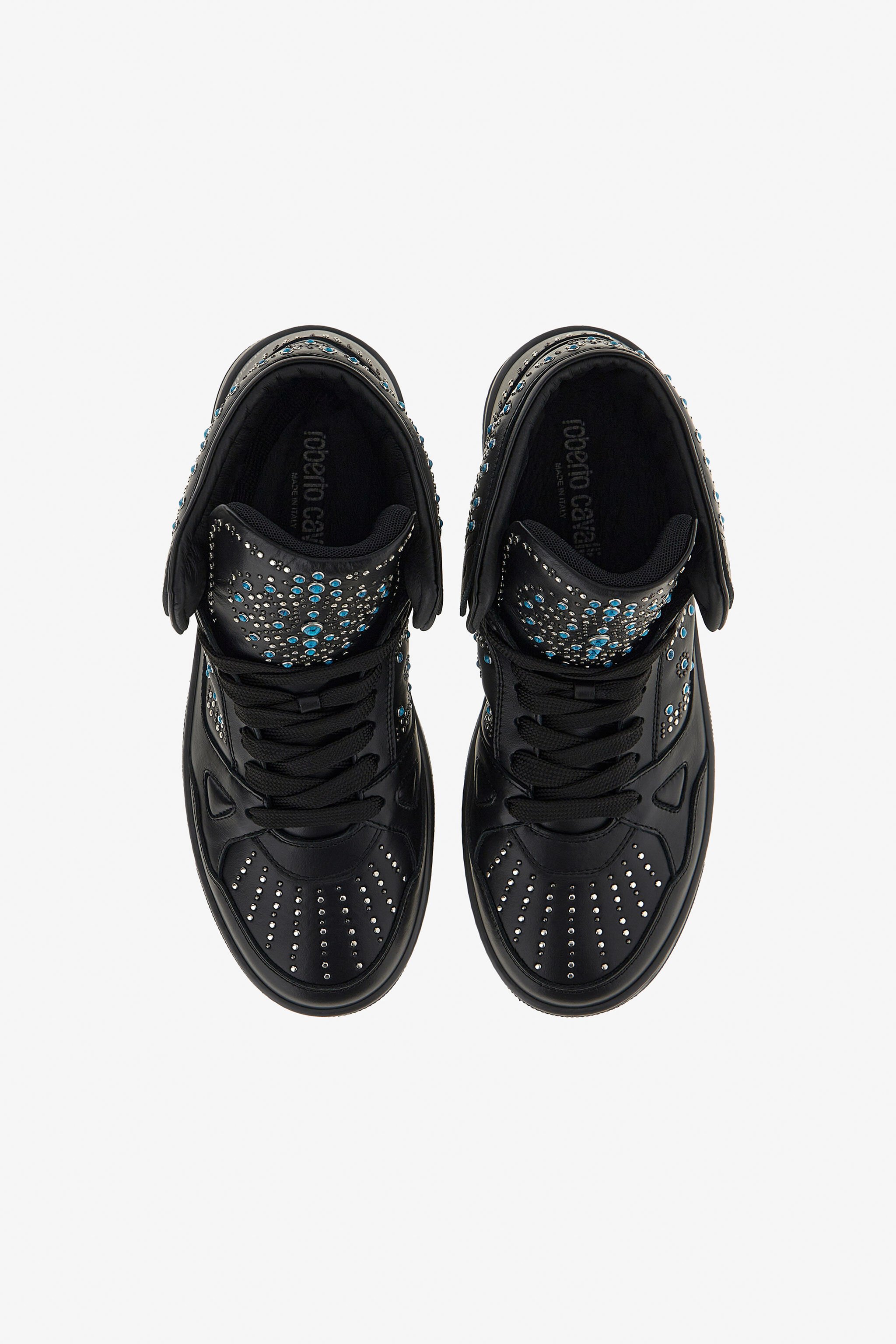 RC High-top sneakers with studs Black RRS019-PZB24