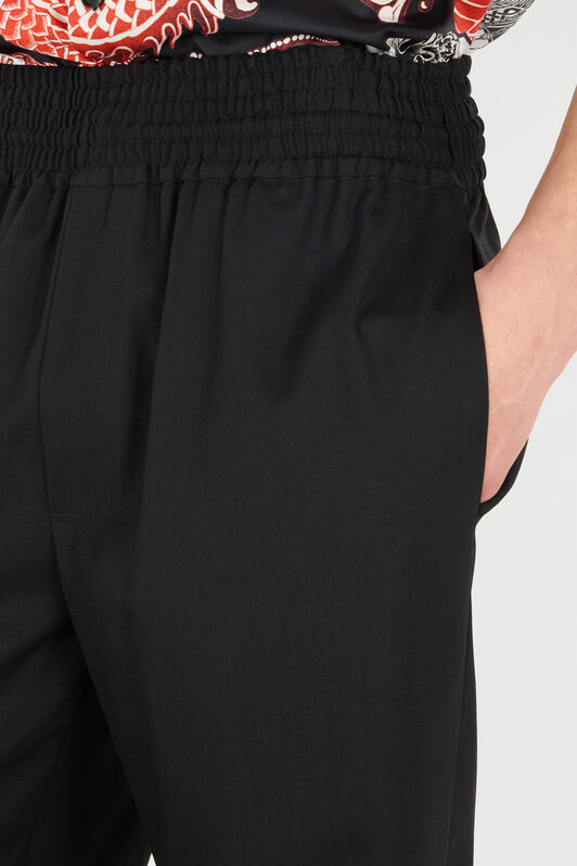 RC Loose Virgin Wool Pants Black VNT267-VW003