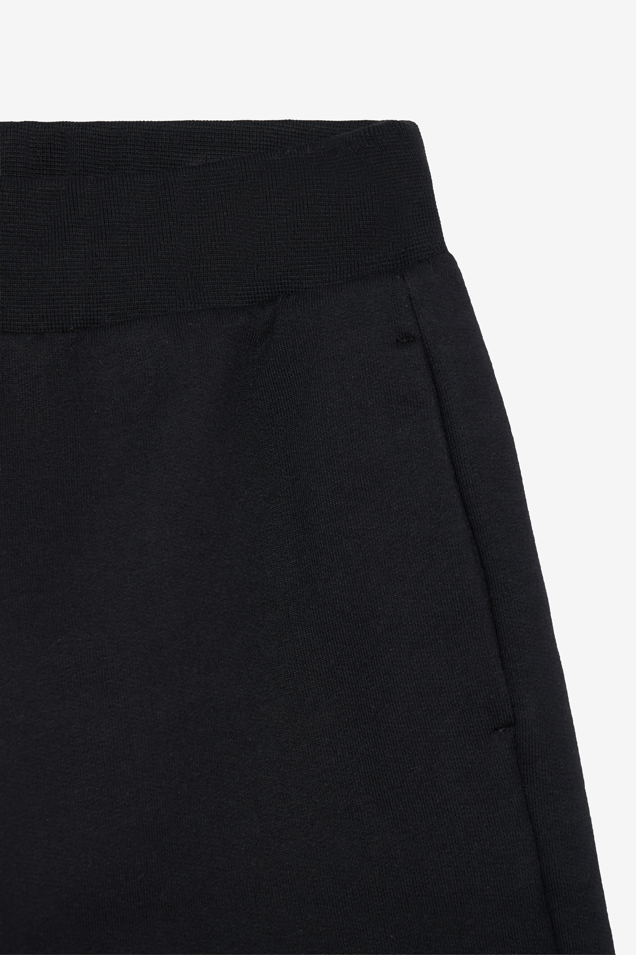 JU Black Bermuda Shorts with Logo and RC Monogram BLACK VJT25B-CF050