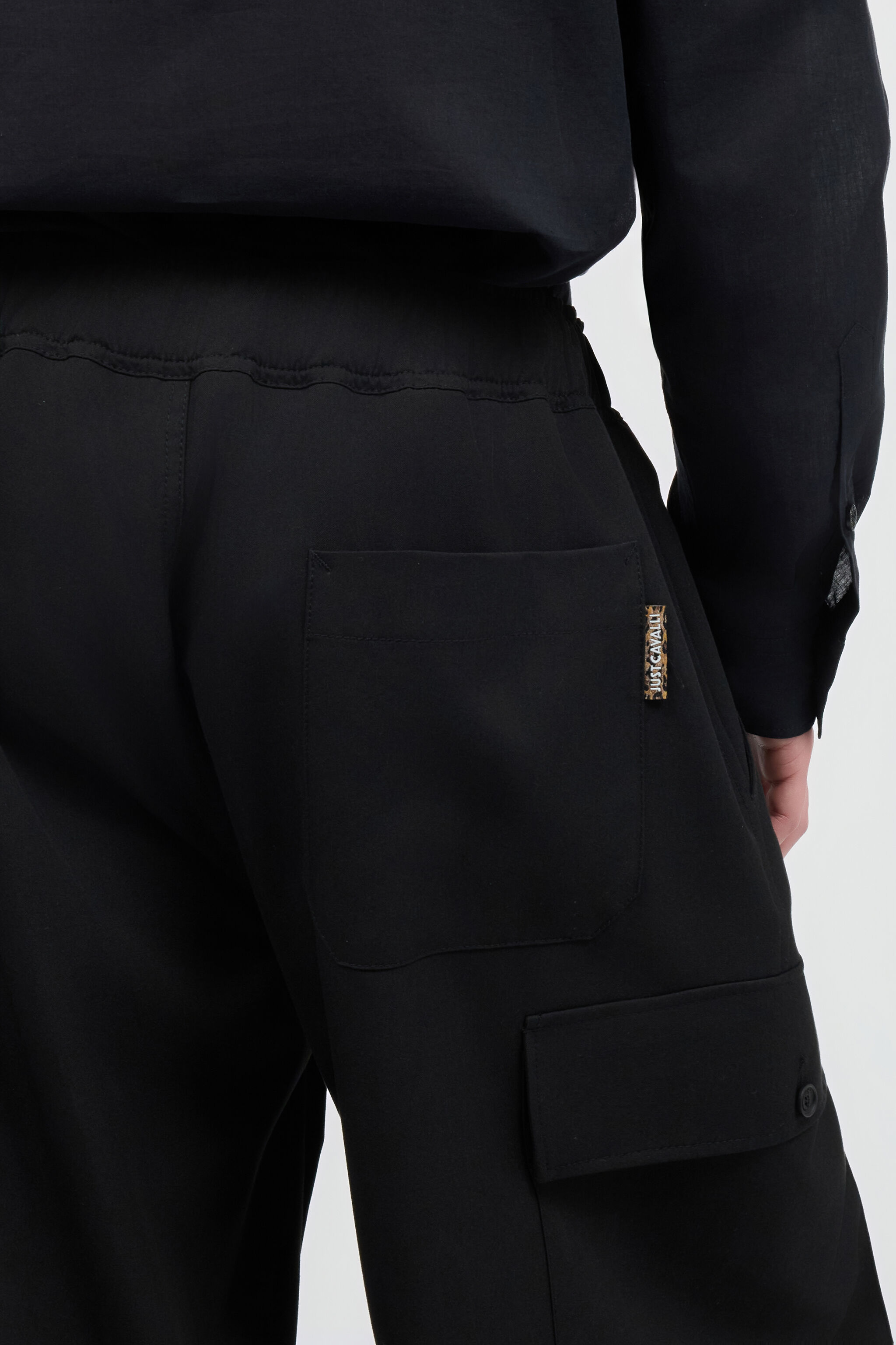 JC Pantalon Avec Poches Cargo Noir UFT003-UF017