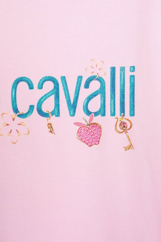 JU Lucky charms logo T-shirt PINK MIST JJT607-JV025