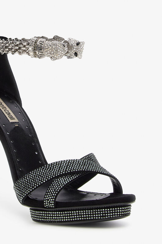 RC Sandali platform con pantere gioiello RC Sandali platform con pantere gioiello Nero OQS032-PCS01