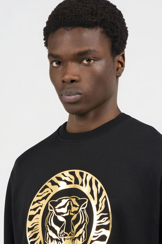 JC Black Sweatshirt BLACK/GOLD RRT972-RR234