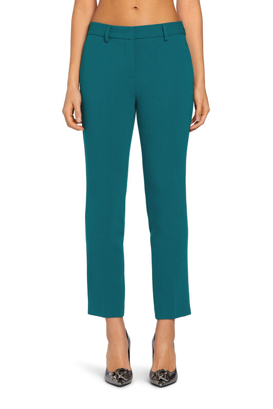 RC Cropped tailored trousers Blue LQT213-WB002