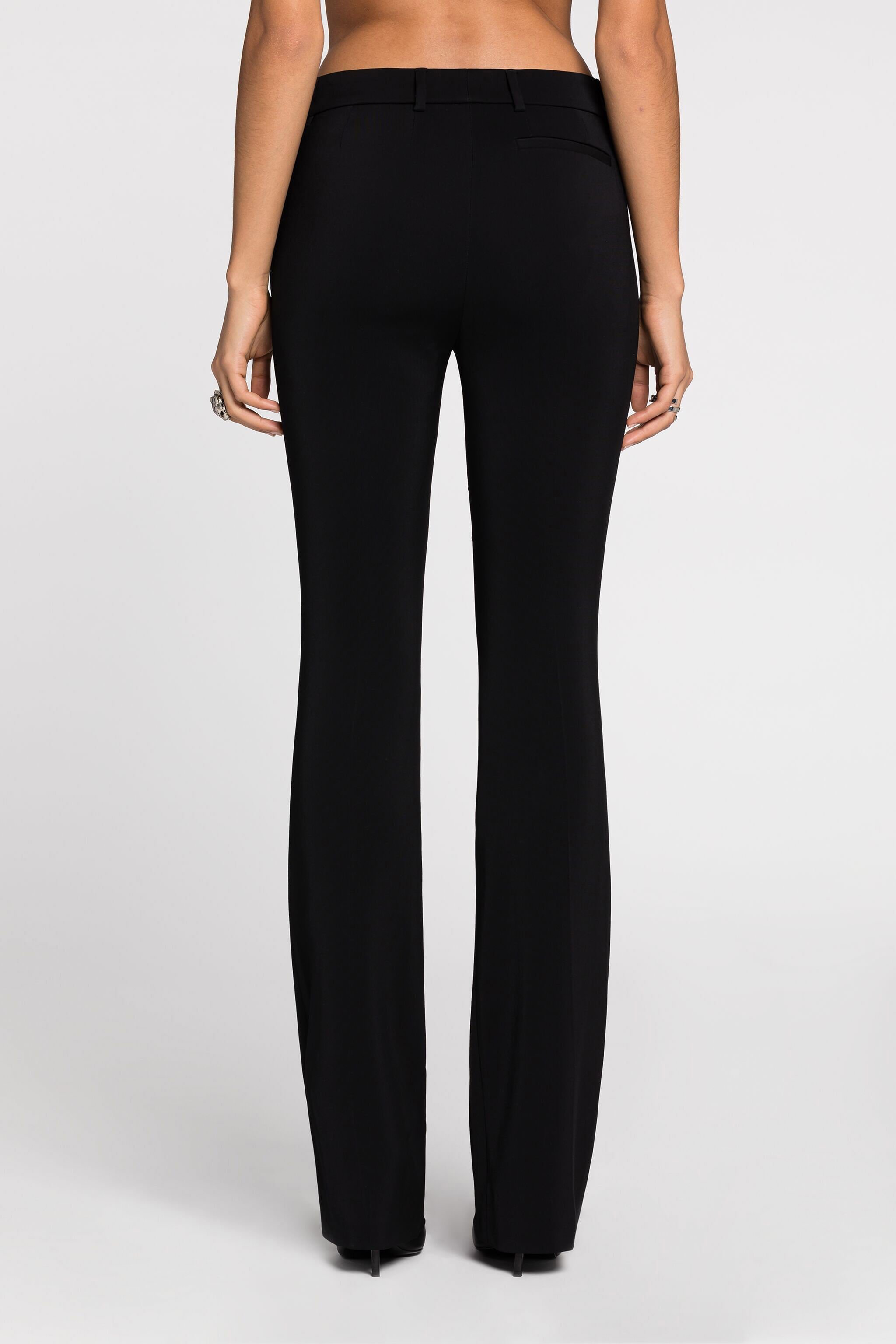 RC Pantaloni sartoriali con zanna Nero RKT203-HR002