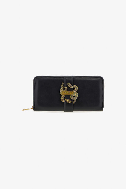 JC Just Cavalli Zip Wallet JC Just Cavalli Zip Wallet Black TFP036-TF495